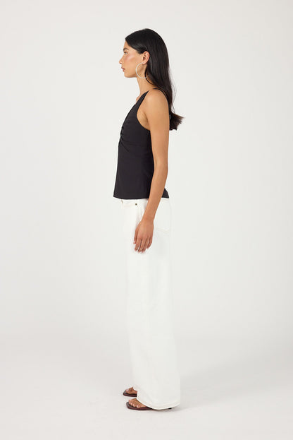 Perfect Stranger Alba Structured Top Black
