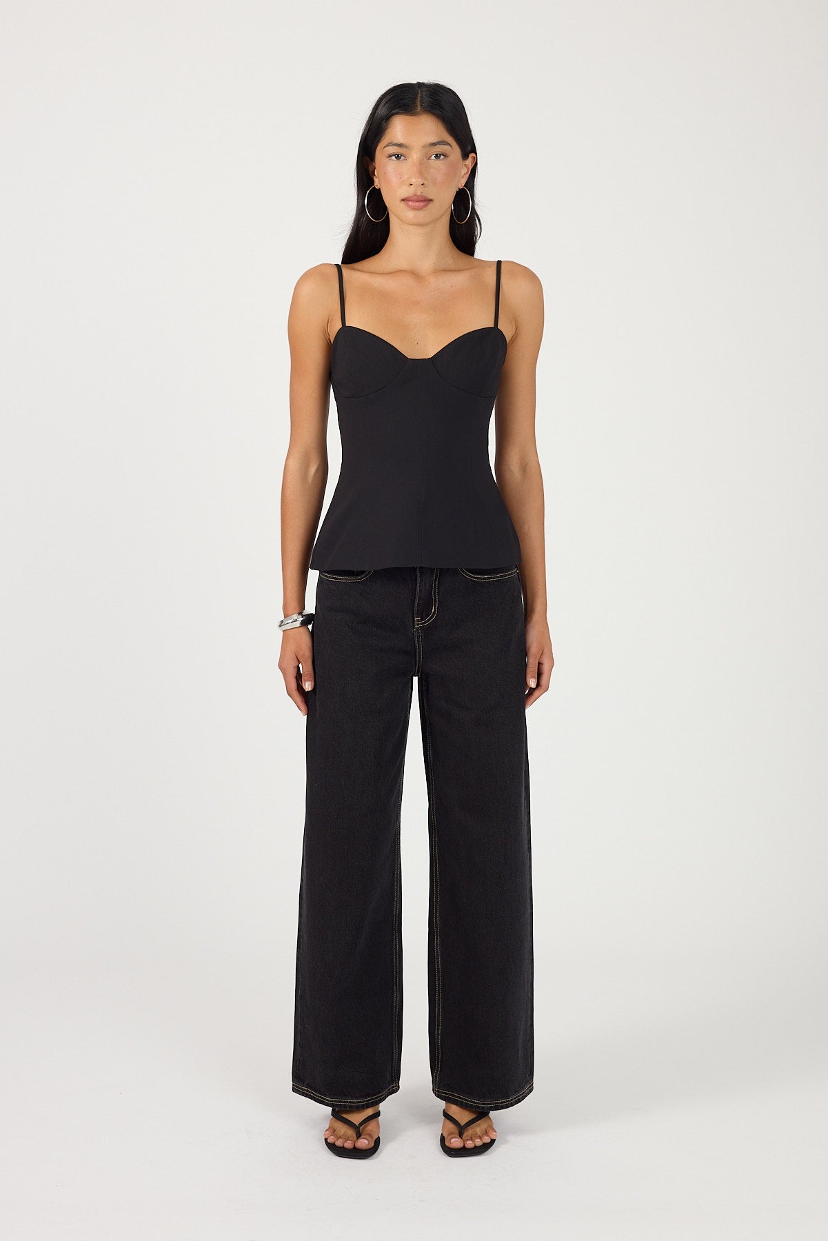 Perfect Stranger Rio Bodice Top Black