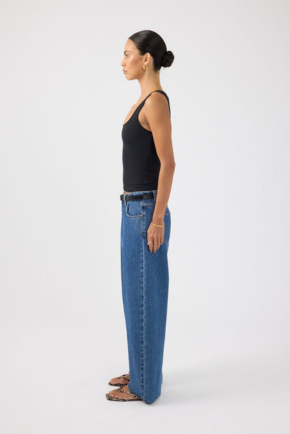 Perfect Stranger Luma Stretch Tank Top Black