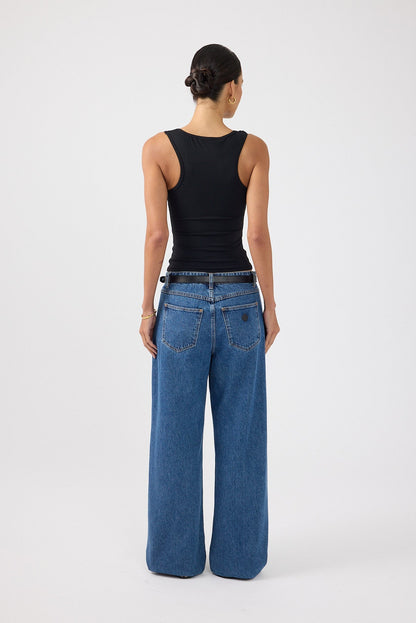 Perfect Stranger Luma Stretch Tank Top Black