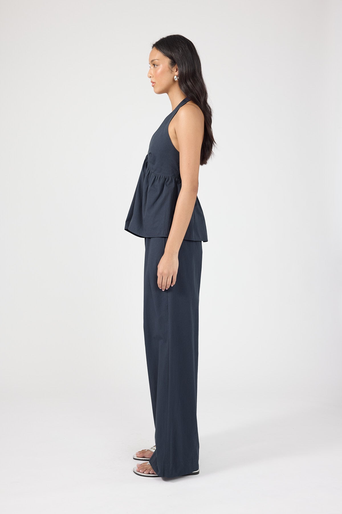 Perfect Stranger Zola Halter Top Ink Blue