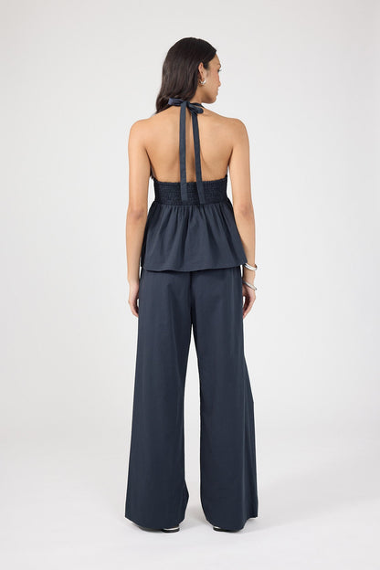 Perfect Stranger Zola Halter Top Ink Blue