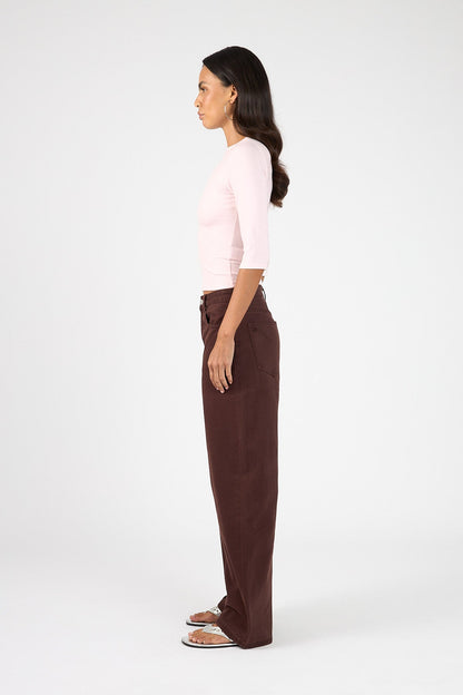 Perfect Stranger Classic 3/4 Sleeve T-shirt Dusty Pink