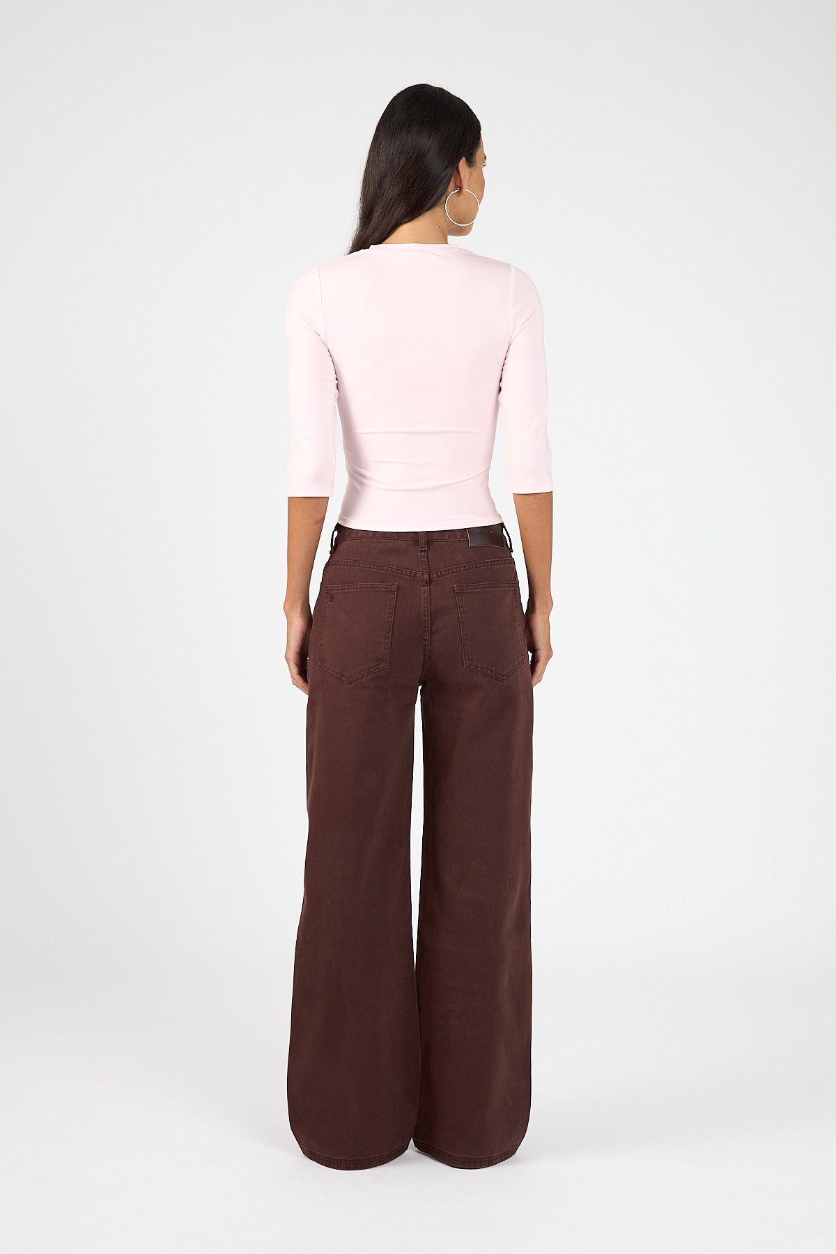 Perfect Stranger Classic 3/4 Sleeve T-shirt Dusty Pink