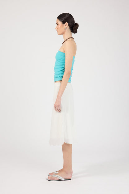 Perfect Stranger Zadie Strapless Tube Top Aqua