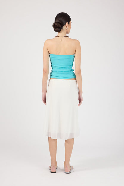 Perfect Stranger Zadie Strapless Tube Top Aqua