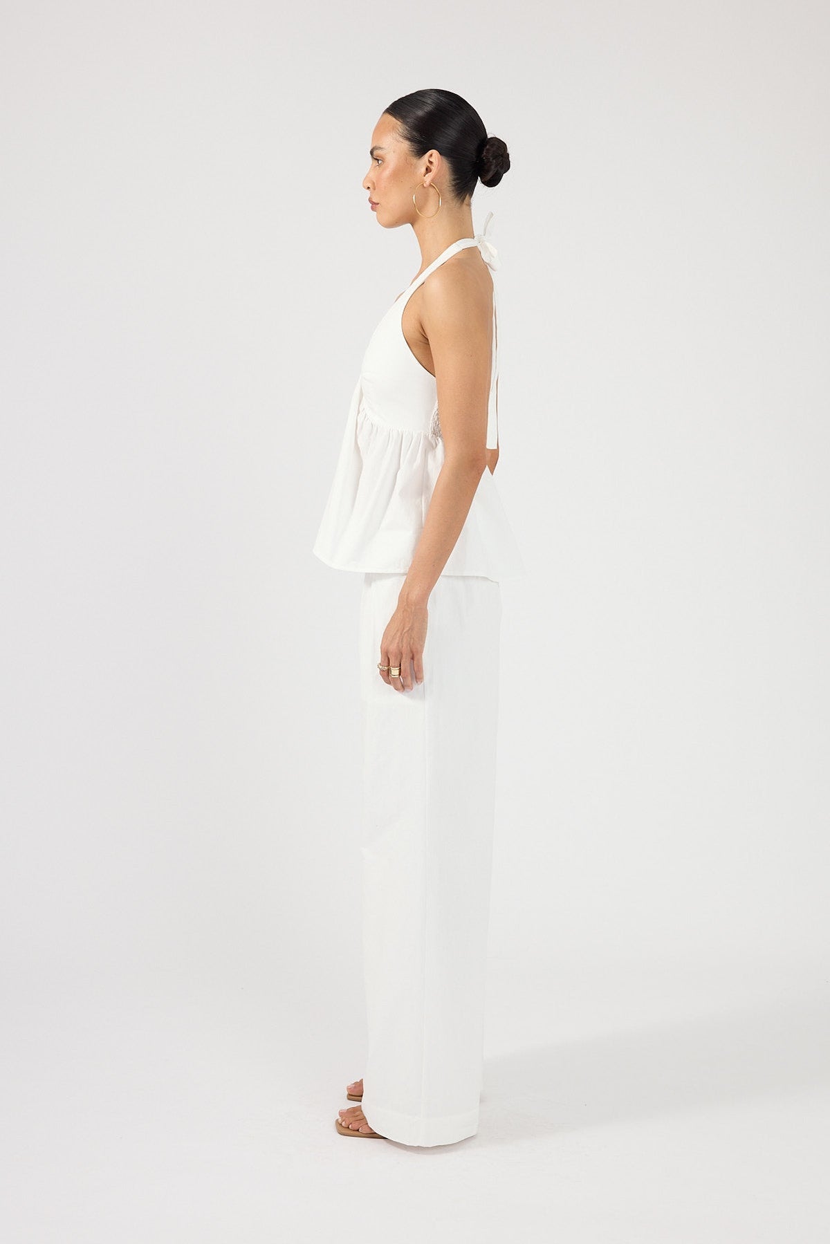 Perfect Stranger Zola Halter Top White