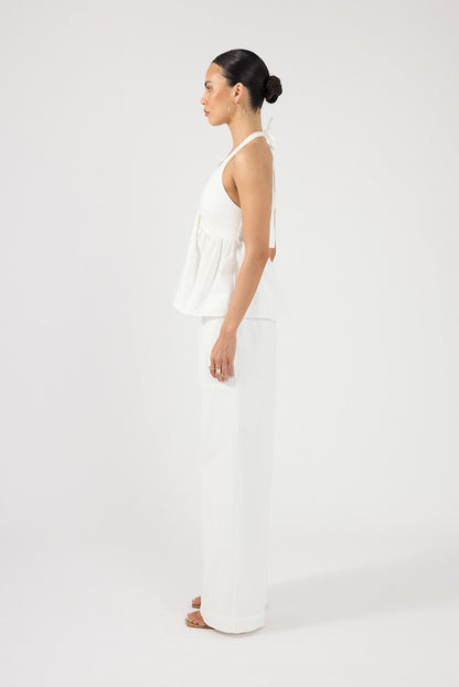Perfect Stranger Zola Halter Top White